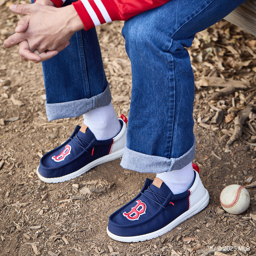 MLB Red Sox? Wally Funk - Red Sox Navy/White - Image 2