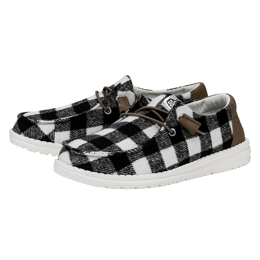 Wendy Buffalo Plaid - White and Black Plaid - Image 2