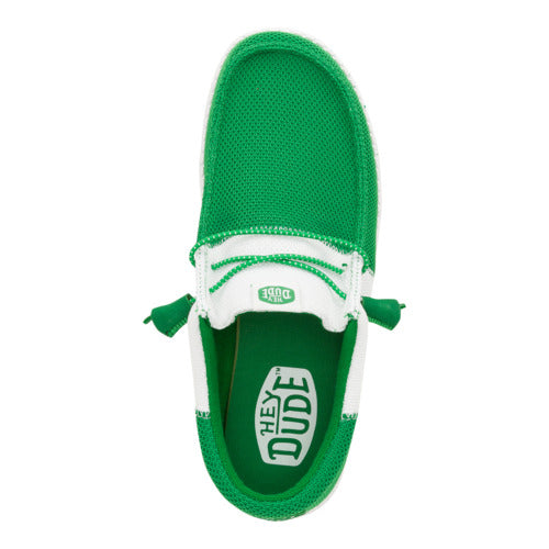 Wally Tri Varsity Mesh - Green/White - Image 6