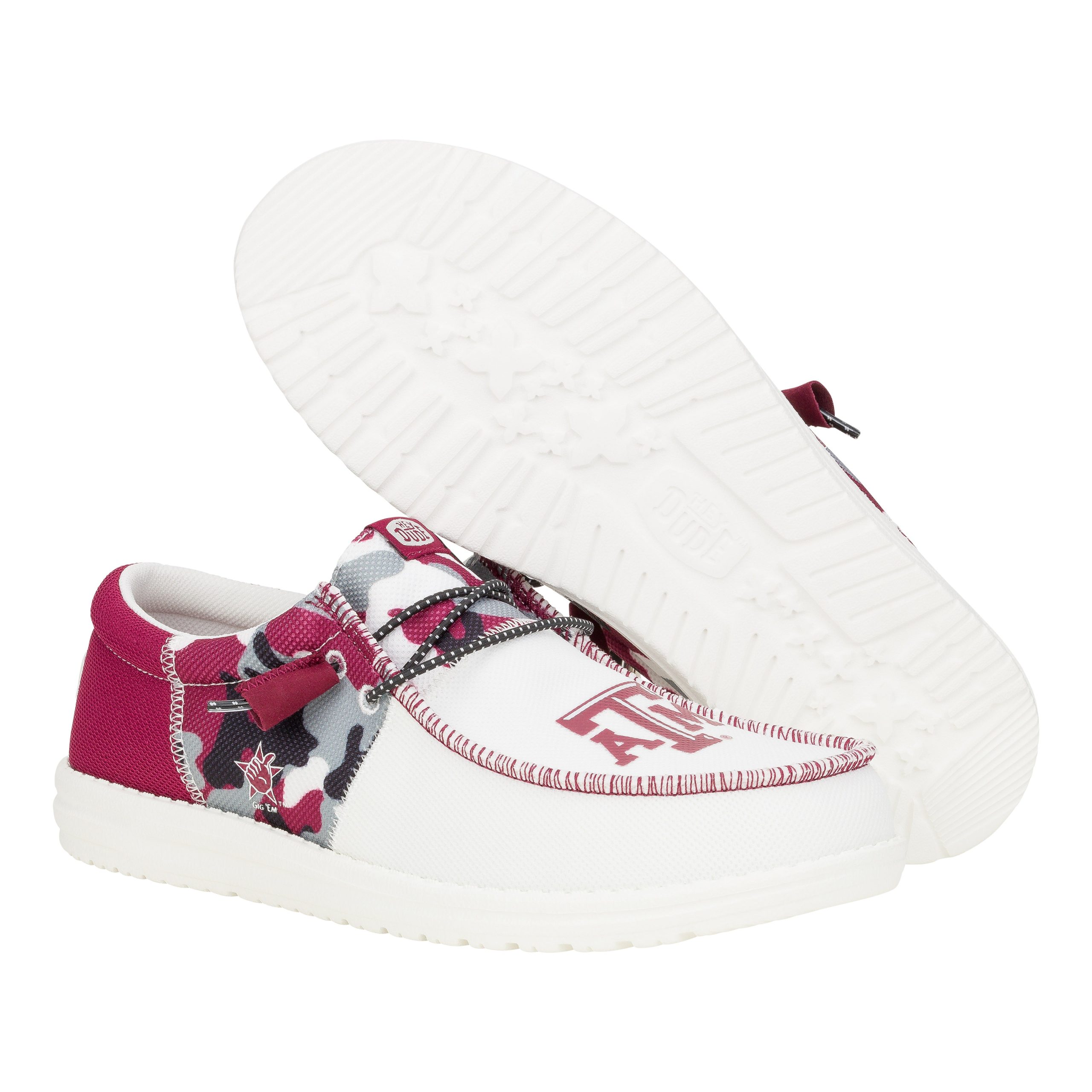 Men's Wally Tri Texas A&M - Texas AM White/Maroon - Image 4