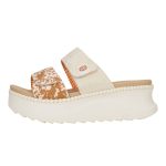 Delray Slide Animal Shimmer - Tan/Multi