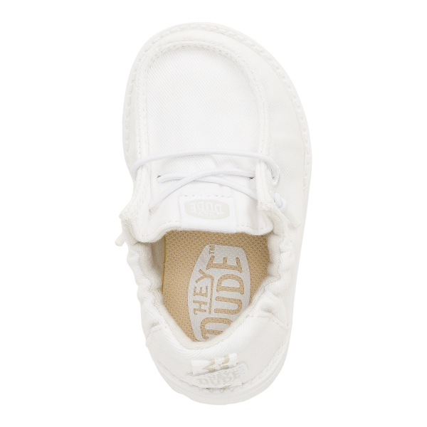 LilDude Infant Slip On Core - White