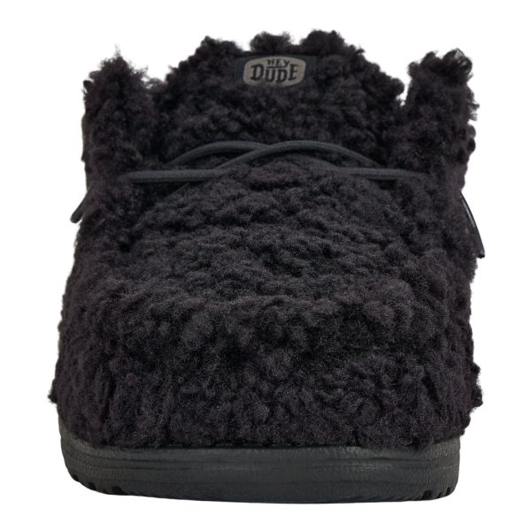 Wally Slipper - Cozy Black/Black