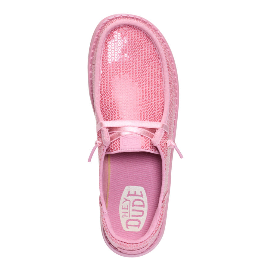 Wendy Funk Mono Sequin - Foxglove Pink - Image 6