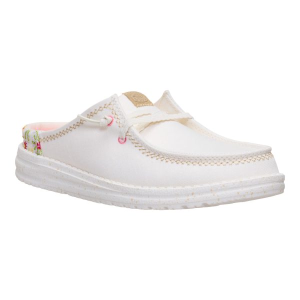 Wendy Slip Embroidered Floral - Off White