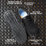 Wally Work CE Slip Resistant Wide - Black