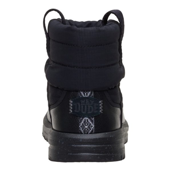 Camden Cuff Nylon Quilt - Black/Black