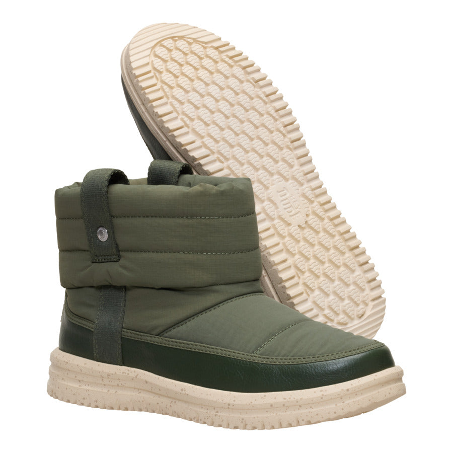 Camden Cuff Nylon Quilt - Dark Olive - Image 3