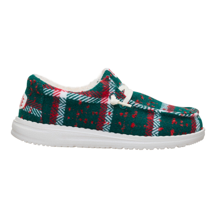 Wally Youth Confetti Plaid Cozy - Red/Green/Multi - Image 8