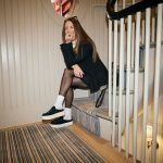 Austin Lift Suede Stud - Black