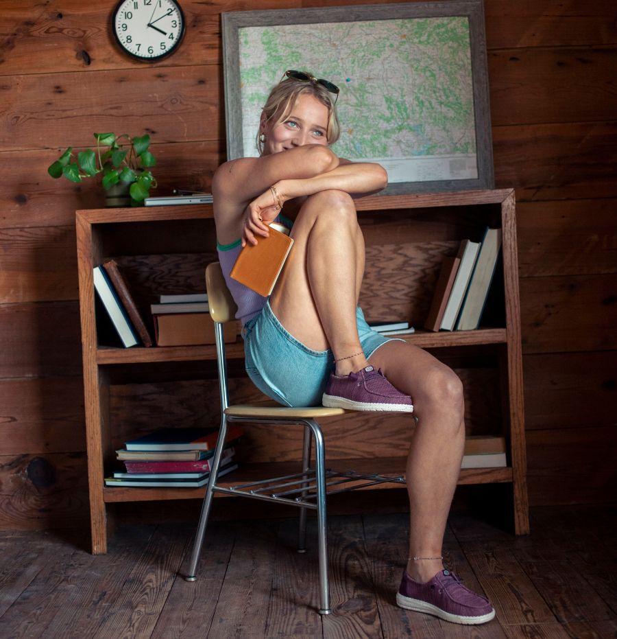 Wendy Stretch Sox - Burgundy - Image 8